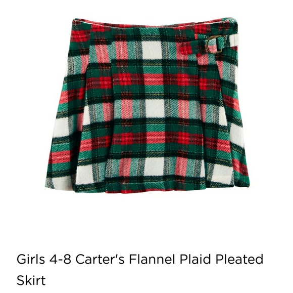 Carter's Bottoms Carters Plaid Holiday Skirt Poshmark